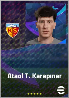 Ataol T. Karapınar eFootball 2026 player card, 60 OVR CMF