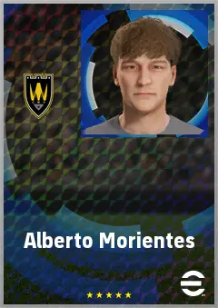 Alberto Morientes eFootball 2026 player card, 60 OVR CMF