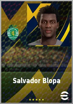 Salvador Blopa eFootball 2026 player card, 65 OVR RB