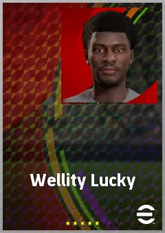 Wellity Lucky eFootball 2026 player card, 67 OVR CB