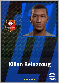 Kilian Belazzoug eFootball 2026 player card, 63 OVR GK