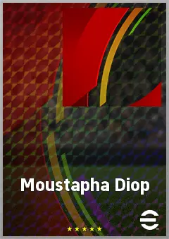 Moustapha Diop eFootball 2026 player card, 62 OVR CB