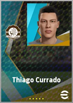 Thiago Currado eFootball 2026 player card, 64 OVR CB
