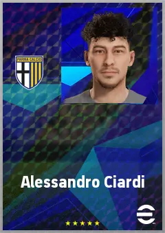 Alessandro Ciardi eFootball 2026 player card, 64 OVR AMF