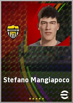 Stefano Mangiapoco eFootball 2026 player card, 66 OVR GK
