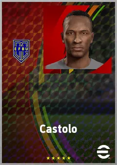 Castolo eFootball 2026 player card, 78 OVR CF