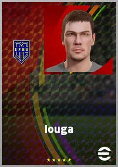 Iouga eFootball 2026 player card, 75 OVR CMF