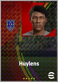 Huylens eFootball 2026 player card, 72 OVR CF