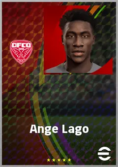 Ange Lago eFootball 2026 player card, 63 OVR CF