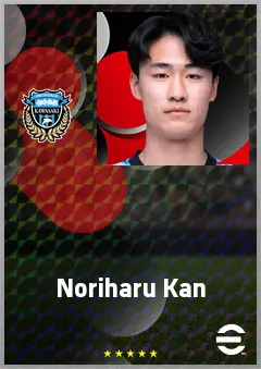 Kan Noriharu eFootball 2026 player card, 60 OVR LB