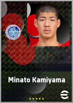 Kamiyama Minato eFootball 2026 player card, 63 OVR GK