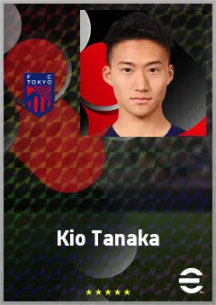 Tanaka Kio eFootball 2026 player card, 59 OVR AMF