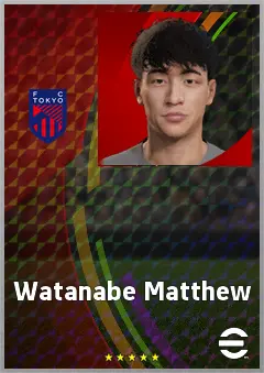 Watanabe Matthew eFootball 2026 player card, 60 OVR GK