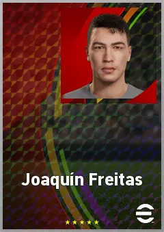 Joaquín Freitas eFootball 2026 player card, 69 OVR CF