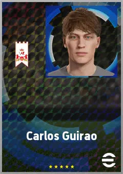 Carlos Guirao eFootball 2026 player card, 61 OVR GK