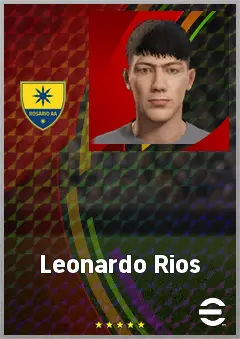 Leonardo Rios eFootball 2026 player card, 64 OVR LB