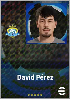 David Pérez eFootball 2026 player card, 63 OVR GK