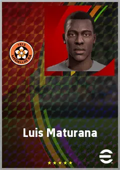 Luis Maturana eFootball 2026 player card, 62 OVR AMF
