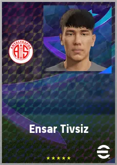 Ensar Tivsiz eFootball 2026 player card, 61 OVR CB