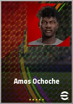 Amos Ochoche eFootball 2026 player card, 60 OVR RB