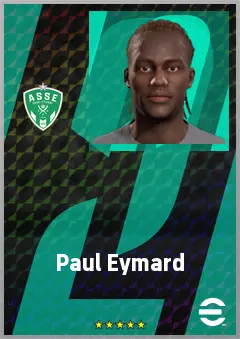 Paul Eymard eFootball 2026 player card, 62 OVR CMF