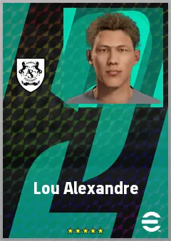 Lou Alexandre eFootball 2026 player card, 62 OVR GK