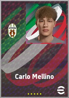 Carlo Mellino eFootball 2026 player card, 60 OVR LB
