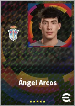 Ángel Arcos eFootball 2026 player card, 64 OVR LWF
