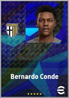 Bernardo Conde eFootball 2026 player card, 63 OVR CB