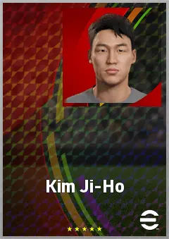 Kim Ji-Ho eFootball 2026 player card, 62 OVR AMF