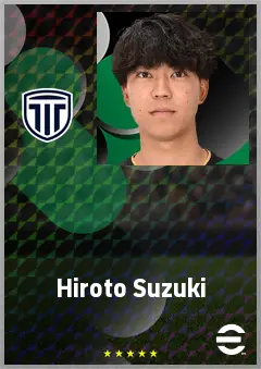 Suzuki Hiroto eFootball 2026 player card, 65 OVR RB