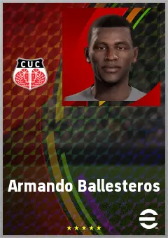 Armando Ballesteros eFootball 2026 player card, 65 OVR RB