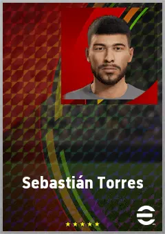 Sebastián Torres eFootball 2026 player card, 60 OVR DMF