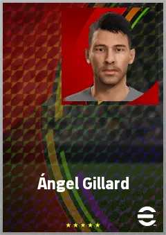 Ángel Gillard eFootball 2026 player card, 65 OVR CF