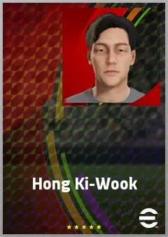 Hong Ki-Wook eFootball 2026 player card, 59 OVR DMF