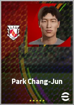 Park Chang-Jun eFootball 2026 player card, 66 OVR LWF