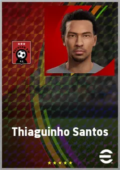 Thiaguinho Santos eFootball 2026 player card, 65 OVR RB