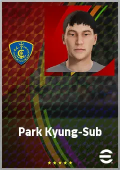 Park Kyung-Sub eFootball 2026 player card, 67 OVR CB