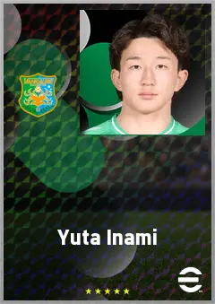Inami Yuta eFootball 2026 player card, 59 OVR CF