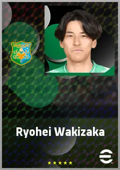 Wakizaka Ryohei eFootball 2026 player card, 60 OVR AMF
