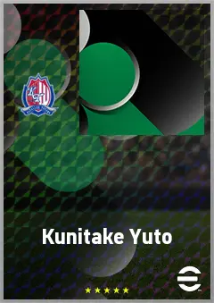 Kunitake Yuto eFootball 2026 player card, 66 OVR AMF