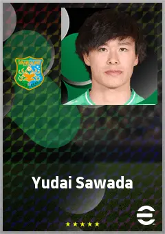 Sawada Yudai eFootball 2026 player card, 65 OVR CB