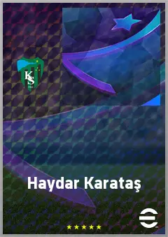 Haydar Karataş eFootball 2026 player card, 61 OVR LWF