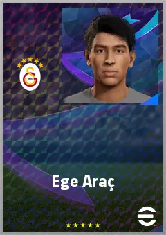 Ege Araç eFootball 2026 player card, 60 OVR DMF
