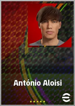 António Aloisi eFootball 2026 player card, 62 OVR CB