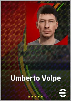 Umberto Volpe eFootball 2026 player card, 62 OVR CB