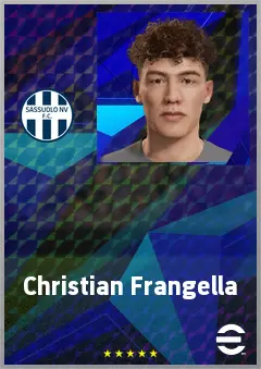 Christian Frangella eFootball 2026 player card, 62 OVR AMF