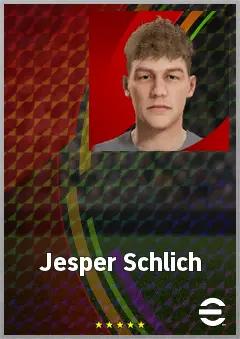 Jesper Schlich eFootball 2026 player card, 63 OVR GK