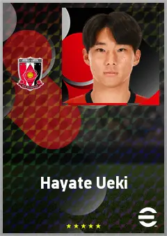 Ueki Hayate eFootball 2026 player card, 60 OVR DMF