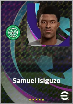 Samuel Isiguzo eFootball 2026 player card, 61 OVR CMF